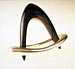 Bracelet, Sterling, ebony